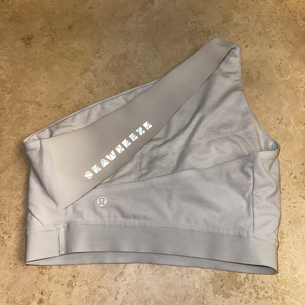 Seawheeze Limited edition Lululemon Lab Asymmetrical white sports bra